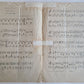 RUSSIAN VINTAGE 1926 MUSIC SHEET - BABYE LETO