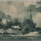 ROMANIAN MILITARY SHIP ANTIQUE POSTCARD