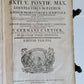 1770 BIBLE in GERMAN & LATIN ILLUSTRATED 2 FOLIO VOLUMES antique PIGSKIN BINDING