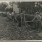 R.A.D. SOLDIERS at WORK VINTAGE GERMAN REAL PHOTO POSTCARD RPPC