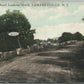 LAMBERTVILLE NJ NEW ROAD ANTIQUE POSTCARD