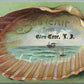 GLEN COVE NJ SHELL SHAPE ANTIQUE POSTCARD