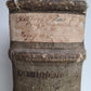 1631-1634 SERMONS by Jesuit Matthias Faber in LATIN antique PIGSKIN FOLIO 3 VOLS