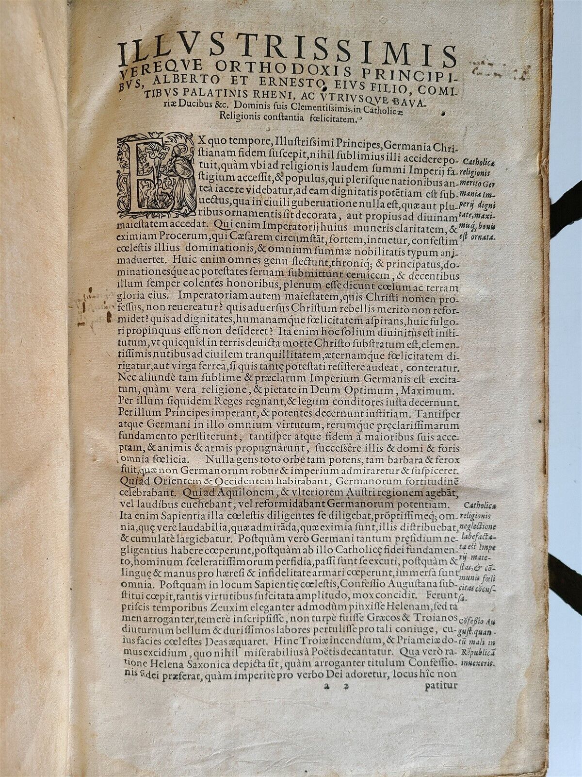 1566-1573 Divi Caecilii Cypriani Episcopi Carthagin ANTIQUE FOLIO 16th CENTURY