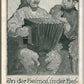 GERMAN SOLDIER MUSICIAN 1916 WWI FELDPOSTKARTE ANTIQUE POSTCARD