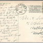 WEST NEW YORK NJ MUNICIPAL BUILDING ANTIQUE POSTCARD