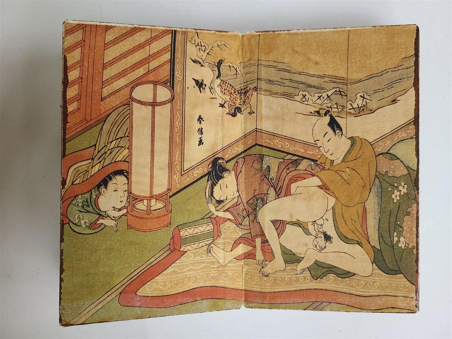 1900s CHINESE EROTIC SHUNGA PILLOW BOOK antique