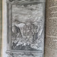 1770 BIBLE in GERMAN & LATIN ILLUSTRATED 2 FOLIO VOLUMES antique PIGSKIN BINDING