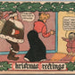 PAPA - SANTA CHRISTMAS GREETINGS COMIC ANTIQUE POSTCARD