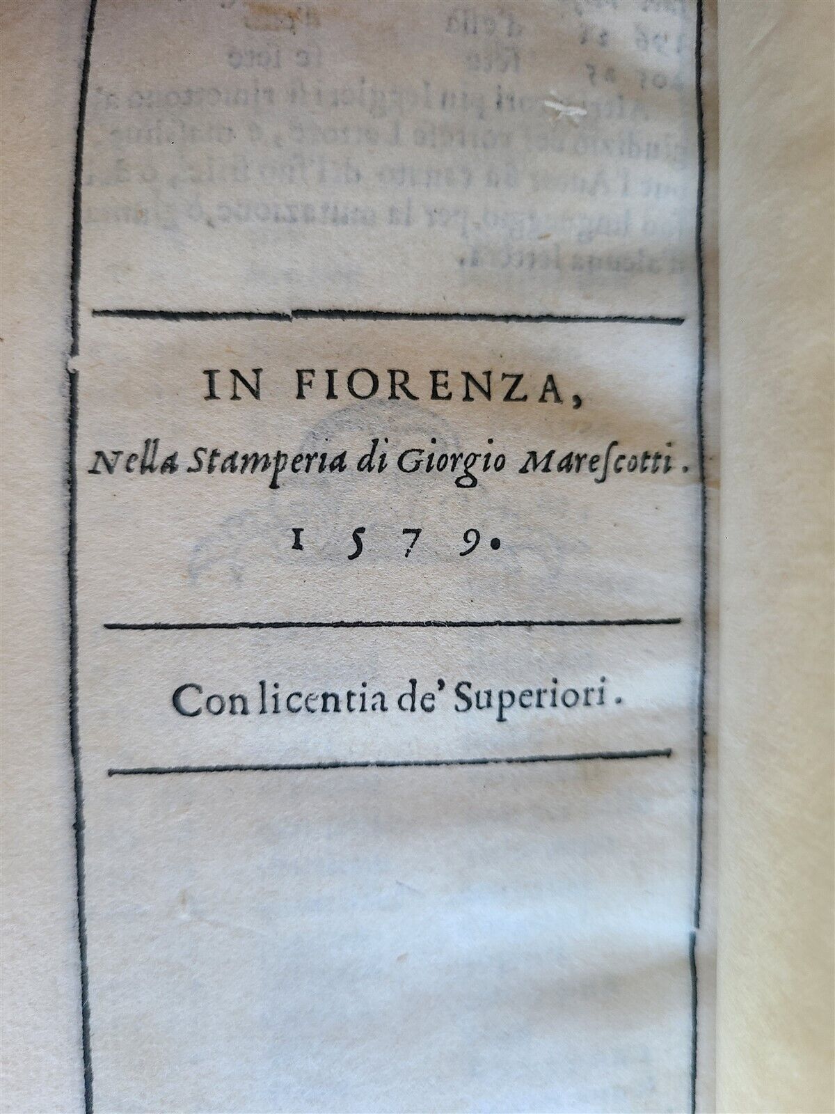 1579 De gli Ufizii e costumi de' giovani antique by Orazio Lombardelli 16th CENT