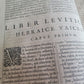 1603 BIBLE LATIN PLANTIN BIBLIA SACRA antique MASSIVE FOLIO OLD & NEW TESTAMENT