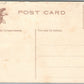 AMERICAN ARMY AT CAMP MILITARY THEME ANTIQUE POSTCARD