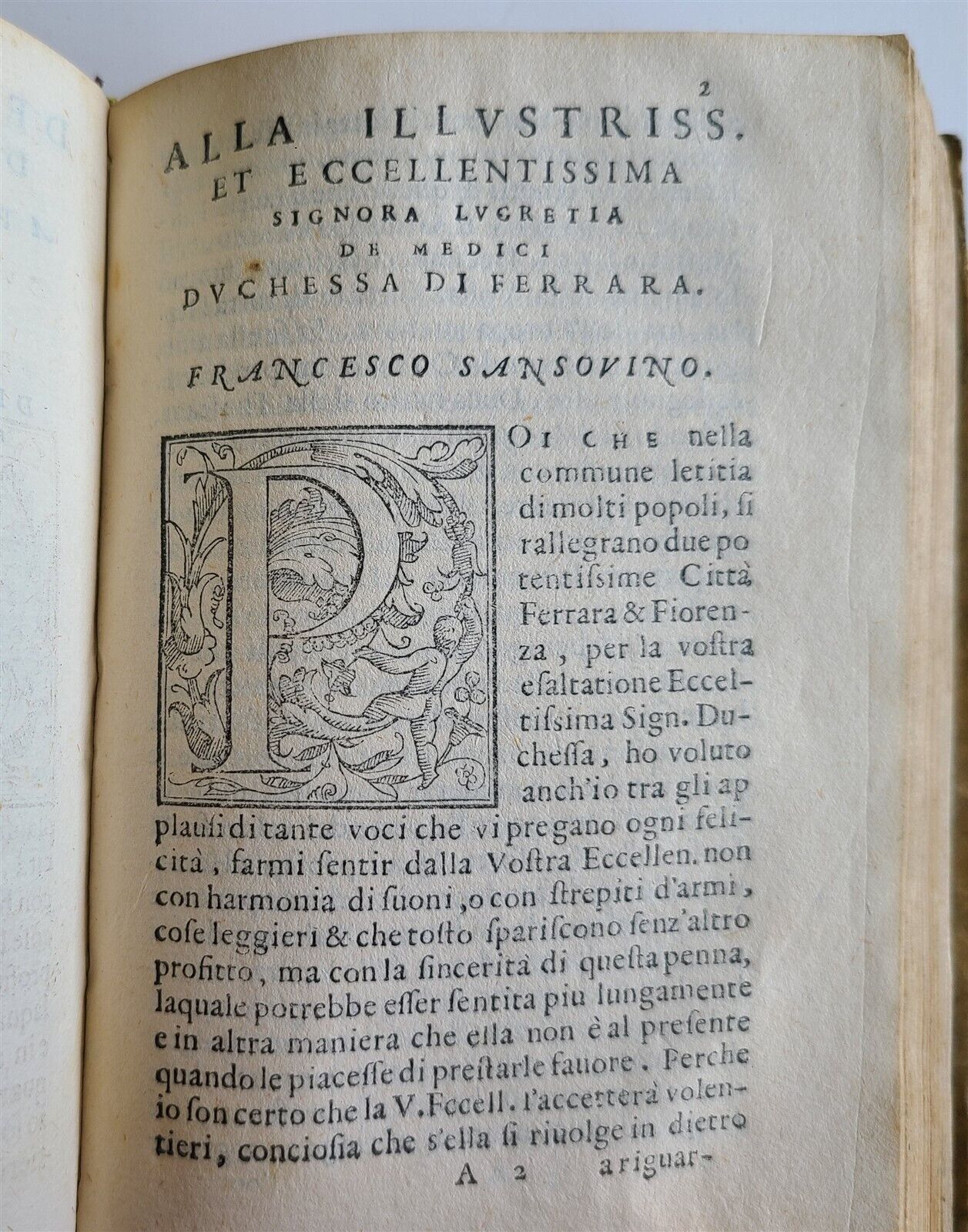 1564 PIETRO BEMBO Delle lettere a Sommi Pontefici antique VELLUM BINDING Italian