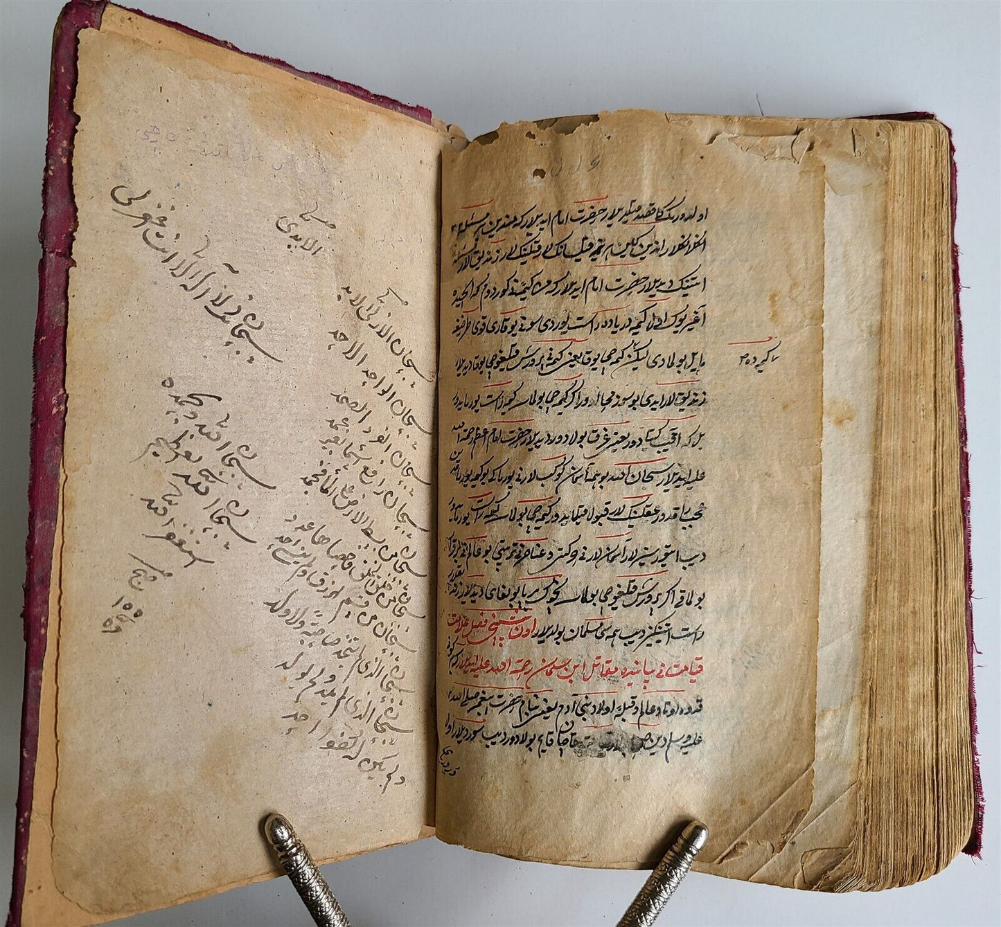 19th CENTURY ISLAMIC MANUSCRIPT QUESTIONS-ANSWERS on ISLAM antique IN CHAGATAI