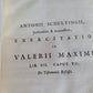 1726 VALERIUS MAXIMUS Dictorum Factorumque Memorabilium antique VELLUM BINDING