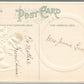 MERRY CHRISTMAS TO YOU JOHN WINSCH 1910 ANTIQUE POSTCARD