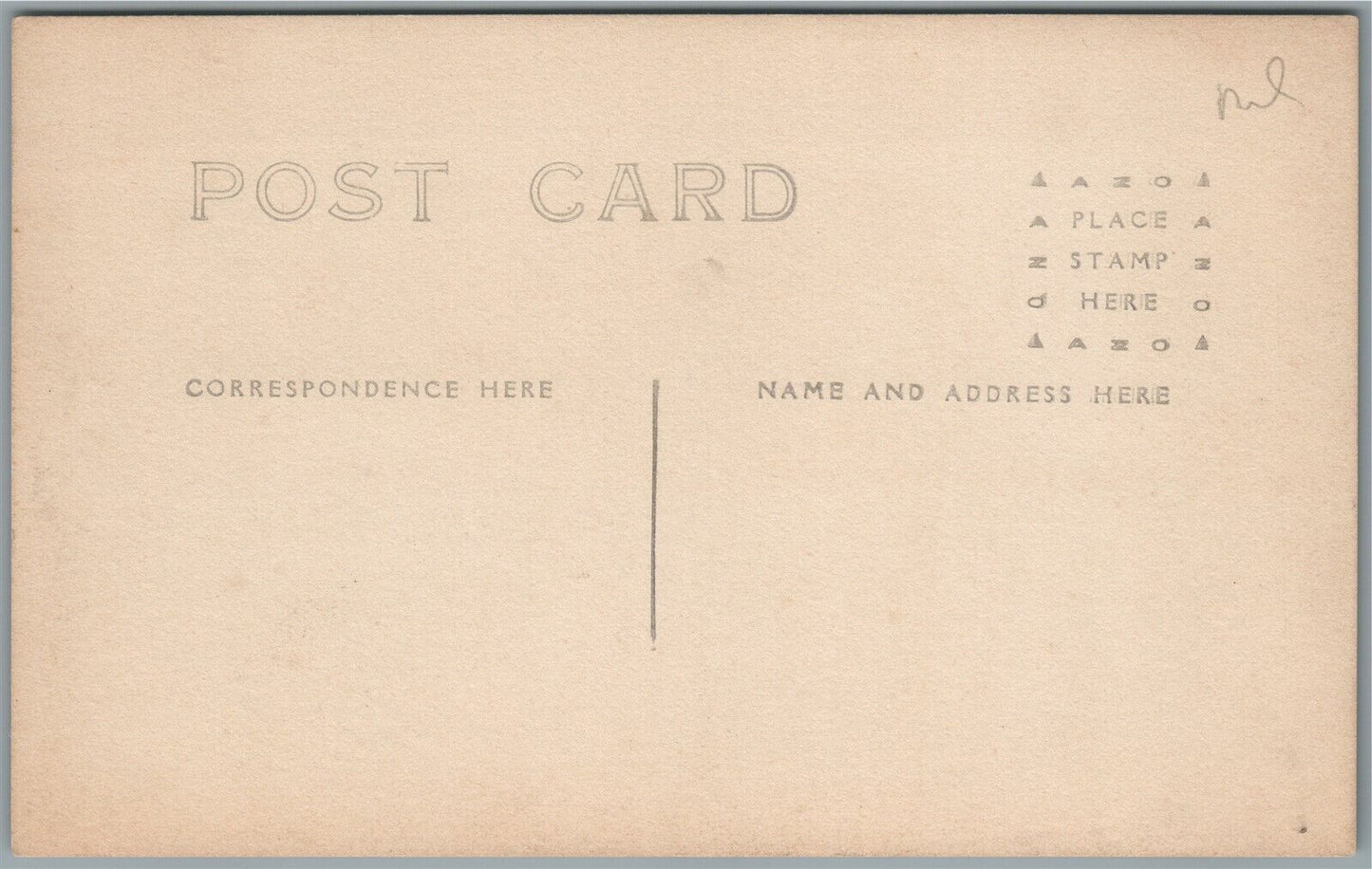 BIPLANE ANTIQUE REAL PHOTO POSTCARD RPPC