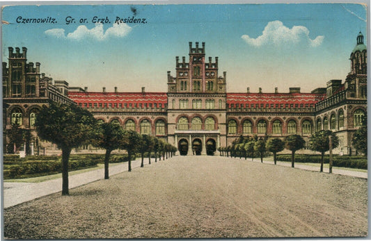 CHERNIVITSI UKRAINE CZERNOWITZ POLAND ANTIQUE POSTCARD