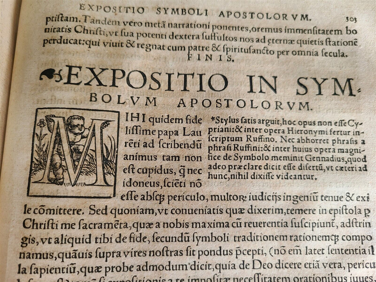 1566-1573 Divi Caecilii Cypriani Episcopi Carthagin ANTIQUE FOLIO 16th CENTURY