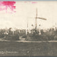 JAROSLAW POLAND MILITARY CEMETERY GERMAN ANTIQUE REAL PHOTO POSTCARD RPPC
