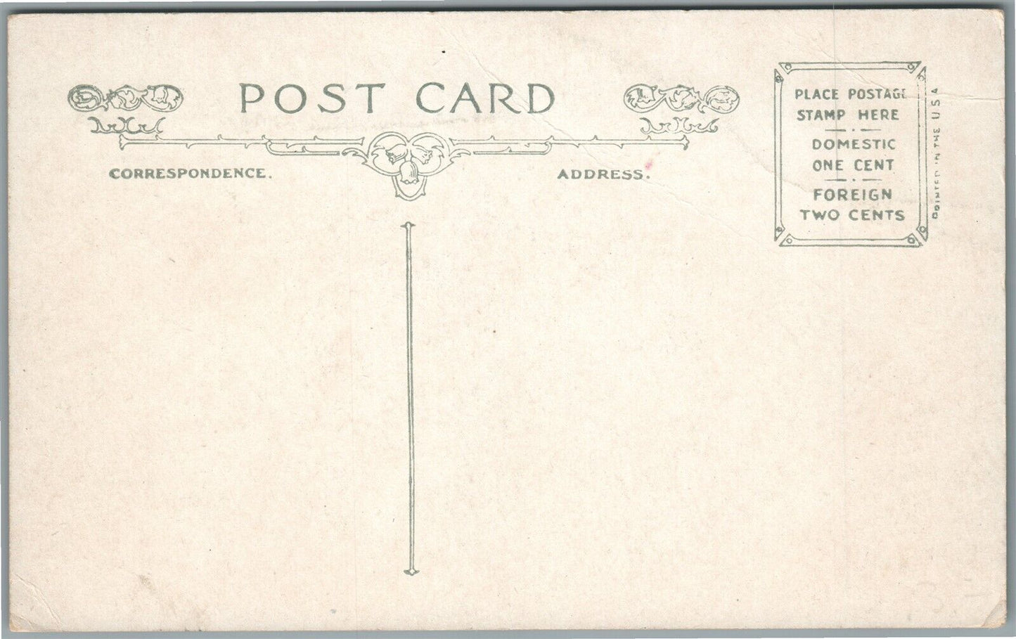 AMERICAN BATTLE SCENE MILITARY THEME ANTIQUE POSTCARD