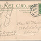 CHRISTMAS GREETINGS 1914 ANTIQUE POSTCARD by JOHN WINSCH