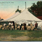 N.G.P. CAMP STATE YMCA TENT ANTIQUE POSTCARD