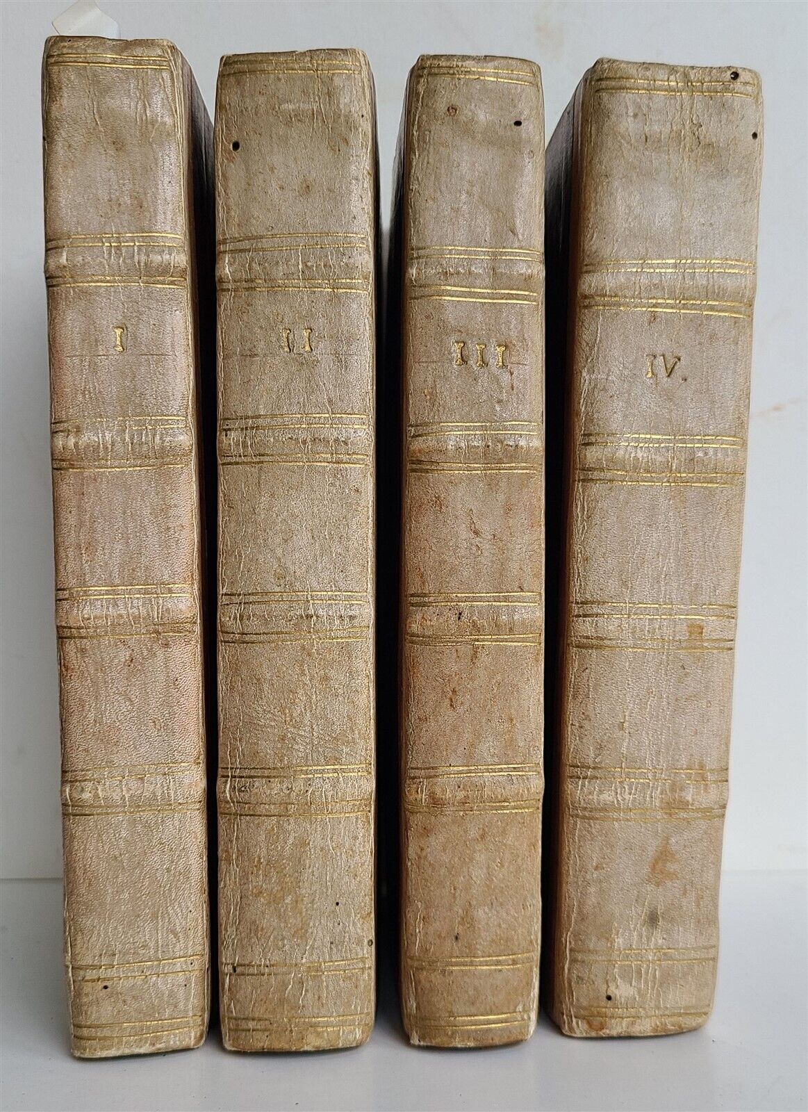 1789-92 PHILOSOPHY by J. ZIMMERMAN in DUTCH antique 4 VOLUMES illustrated