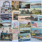 Lot of 510 ANTIQUE & VINTAGE POSTCARDS RPPC TOWN VIEWS GREETINGS mix