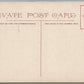 SKATING CANADIAN WINTER SPORT ANTIQUE POSTCARD