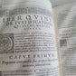 1593 Disputationum Roberti Bellarmini Politiani antique PIGSKIN FOLIO 16th CENT.