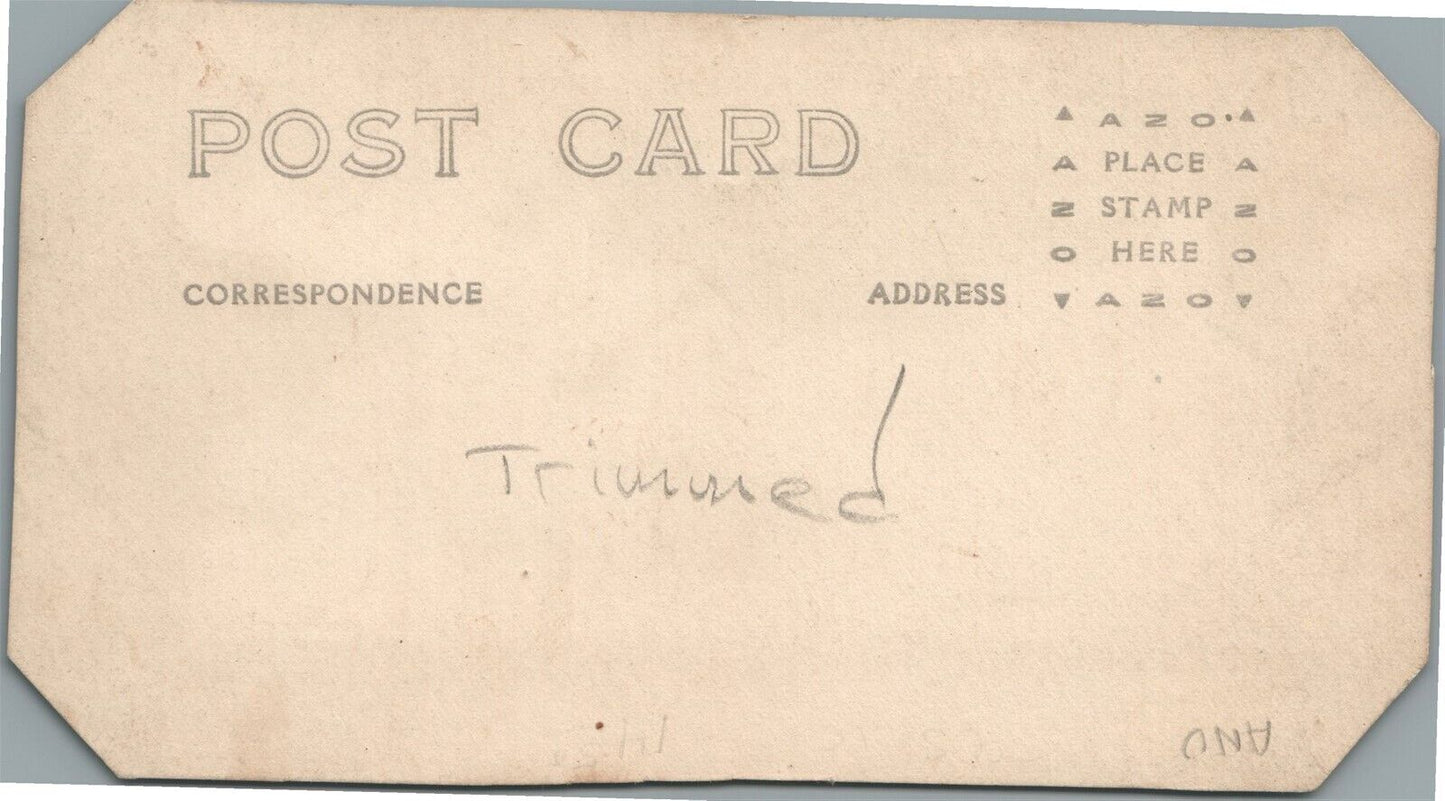 GUANTANAMO CUBA MILITARY BASE ANTIQUE REAL PHOTO POSTCARD RPPC