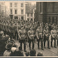 WWII ERA GERMAN MILITARY PARADE VINTAGE REAL PHOTO POSTCARD RPPC