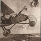 EARLY AVIATION MILITARY BATTLE FRENCH WWI ERA ANTIQUE POSTCARD