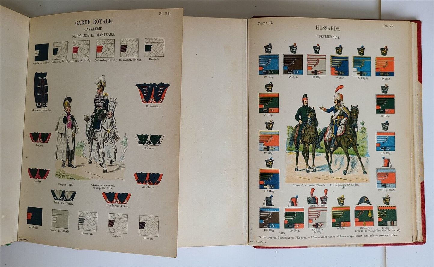 1897 UNIFORMS OF FRENCH ARMY SINCE 1690 UNTIL PRESENT DAYS ILLUSTRATED antique