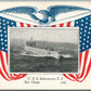 USS SUBMARINE F-2 SAN DIEGO AMERICAN PATRIOTIC ANTIQUE POSTCARD