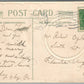 BEST CHRISTMAS GREETINGS JOHN WINSCH 1912 ANTIQUE POSTCARD