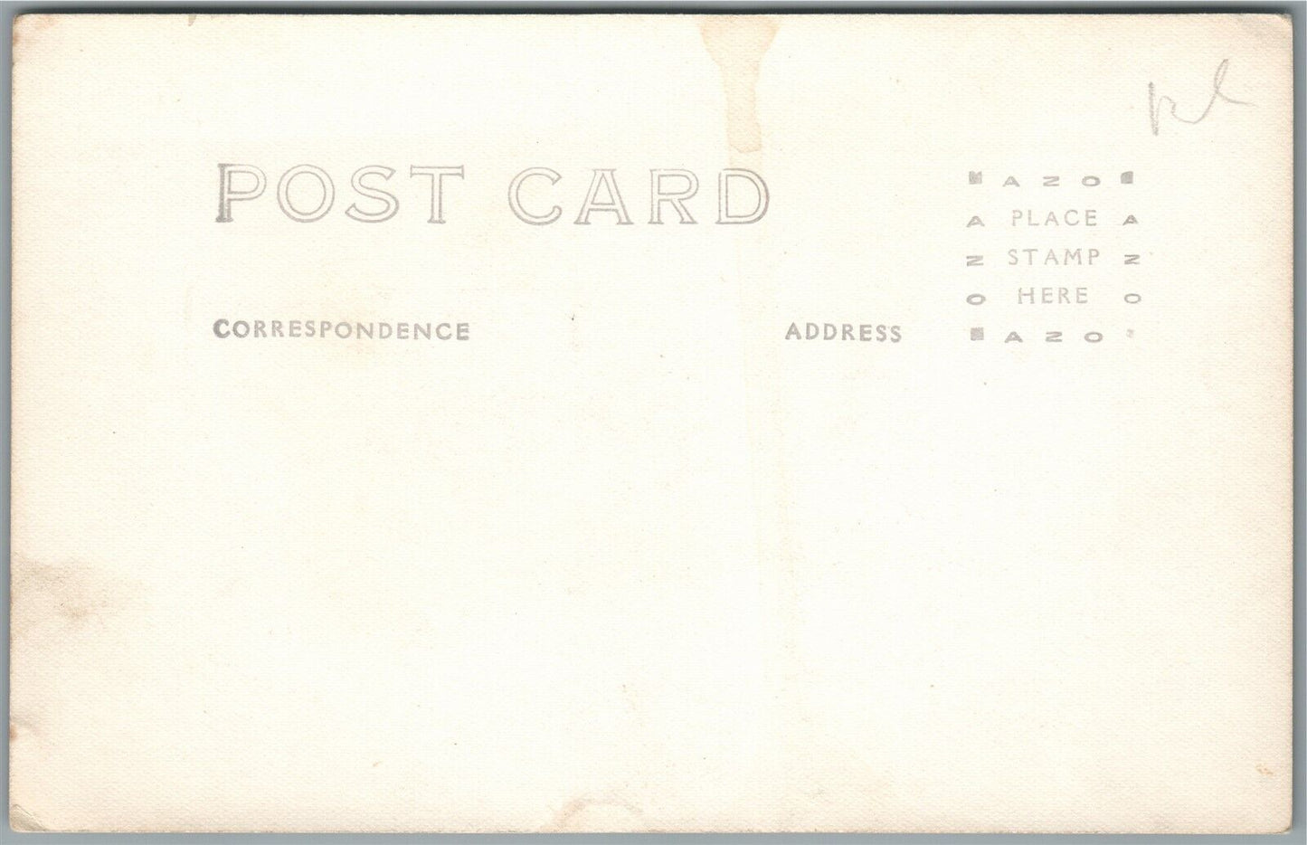 AIRPLANE WRECK ANTIQUE REAL PHOTO POSTCARD RPPC