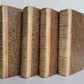 1789-92 PHILOSOPHY by J. ZIMMERMAN in DUTCH antique 4 VOLUMES illustrated