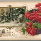 MERRY CHRISTMAS JOHN WINSCH 1911 EMBOSSED ANTIQUE POSTCARD