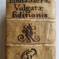 1648 BIBLE ILLUSTRATED in LATIN antique VELLUM BOUND BIBLIA SACRA