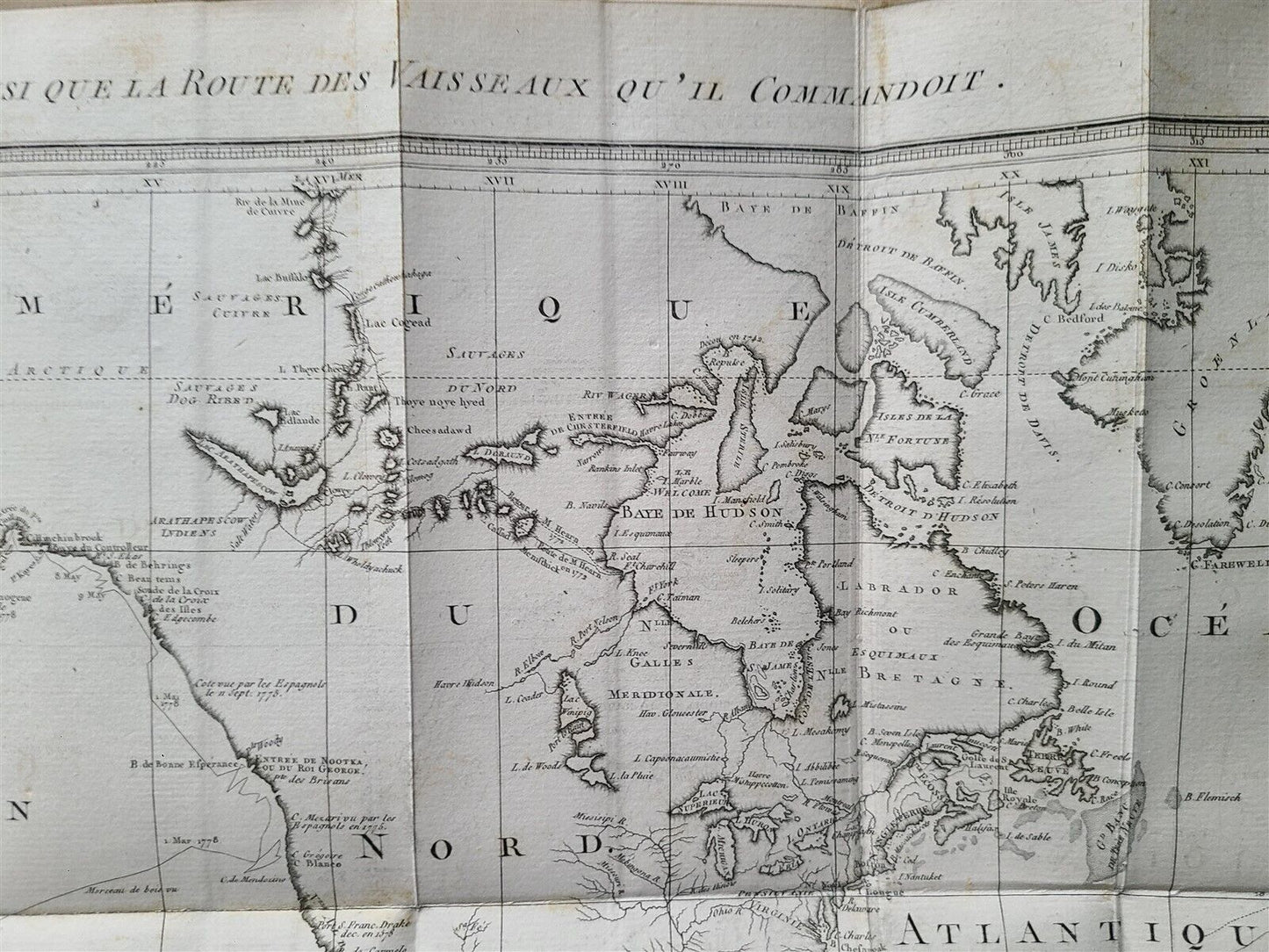 1817 3 VOYAGES of CAPTAIN COOK 6 vols ILLUSTRATED w/ WORLD MAP antique in FRENCH