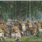 US SOLDIERS IN ACTION ANTIQUE POSTCARD