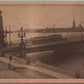 LENINGRAD RUSSIA REPUBLICAN BRIDGE & ACADEMY OF SCIENCES ANTIQUE POSTCARD