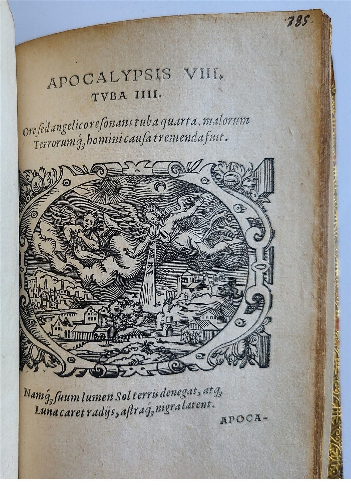 1571 PICTURE BIBLE antique ILLUSTRATED w/ 200 WOODCUTS by JOST AMMAN RARE 16th C