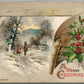 MERRY CHRISTMAS TO YOU JOHN WINSCH 1911 ANTIQUE POSTCARD