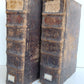 1770 BIBLE in LATIN - GERMAN ILLUSTRATED MASSIVE FOLIOS 2 volumes antique