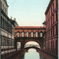 ST. PETERSBURG RUSSIA WINTER CANAL ANTIQUE POSTCARD