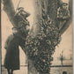 BRITISH WWI ERA OBSERVATION POST ANTIQUE POSTCARD passed by censor 1914