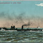 GERMAN TORPEDO BOAT ANTIQUE POSTCARD military ship